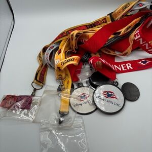 Disney Cruises Castaway Club Vacation Collectible Lanyards Set of 8